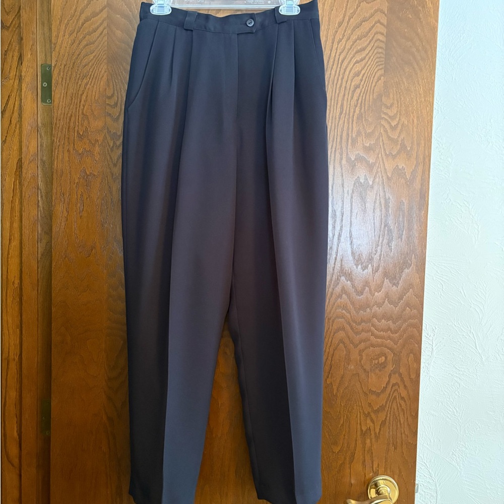 Elegant Women's Dark Navy Trousers